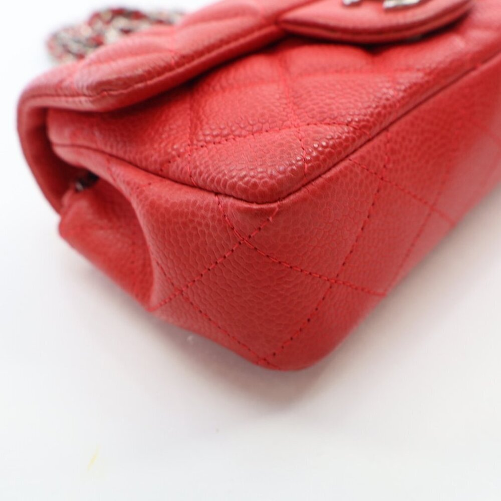 Chanel Mini Caviar Rectangular Classic Single Fla… - image 6